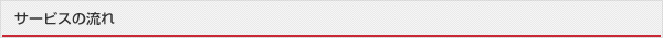 サービスの流れ
